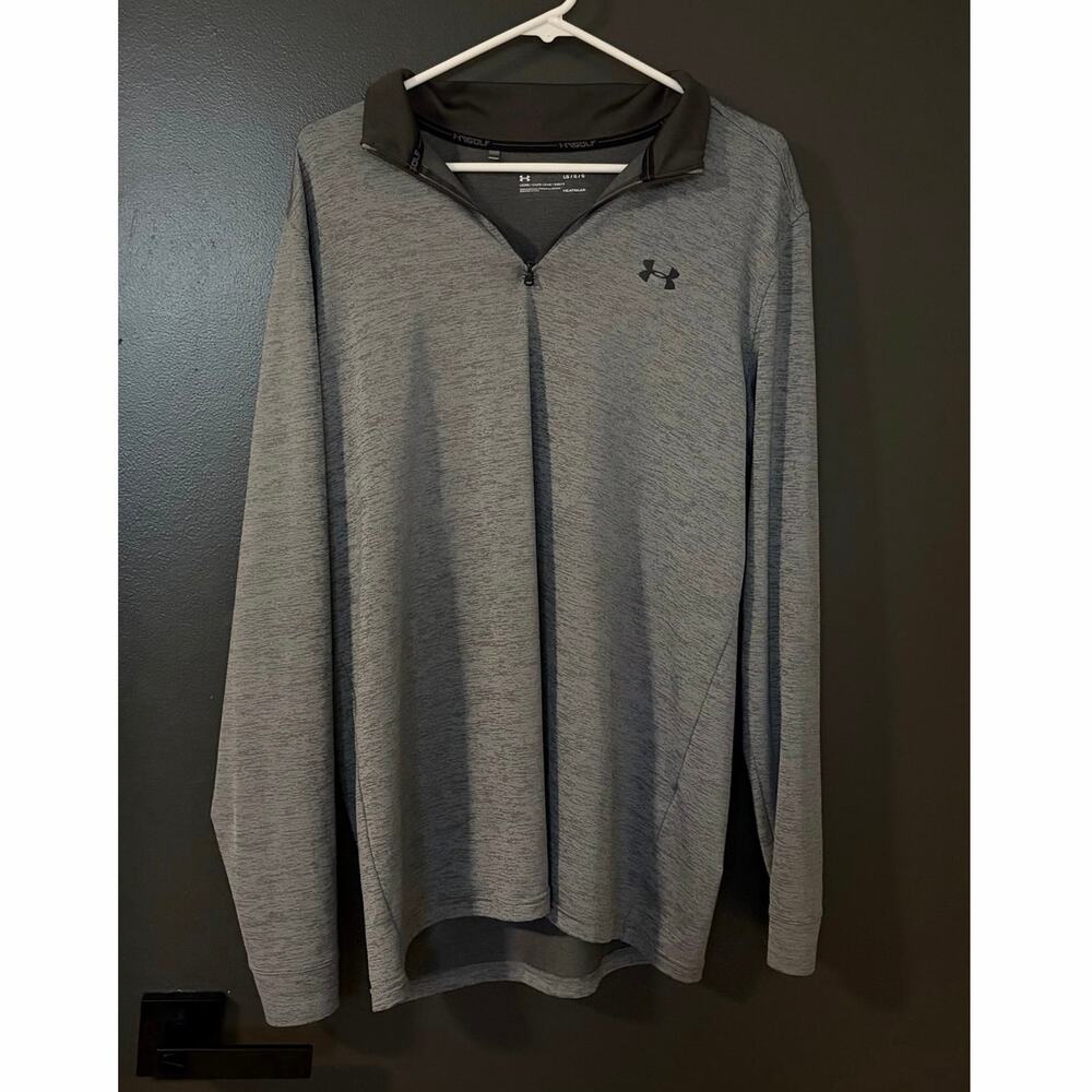 Under Armour Men’s Gray HeatGear Quarter Zip